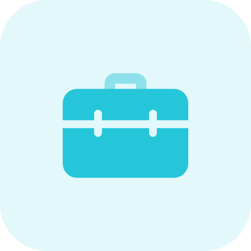 Briefcase business pack suitcase business icon