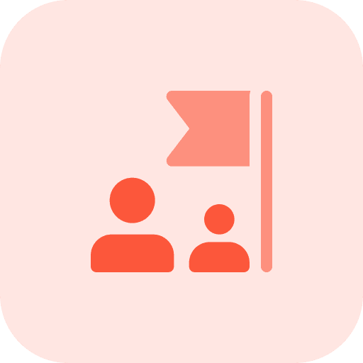 Flag business pack progress success icon