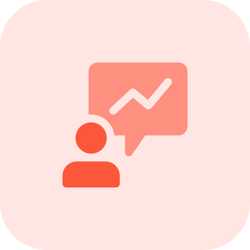 Presentation arrow graph business and finance icon