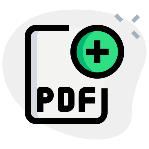 Add file pdf document icon