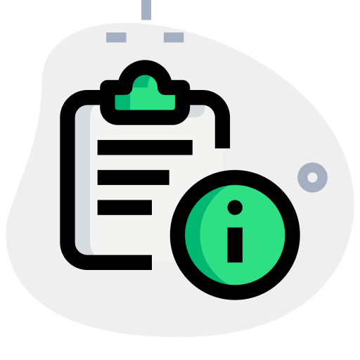 Info info pencil guideline icon