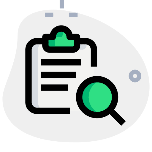 Search register notes record book icon