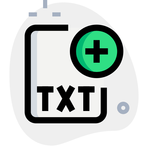Add add file extension digital icon