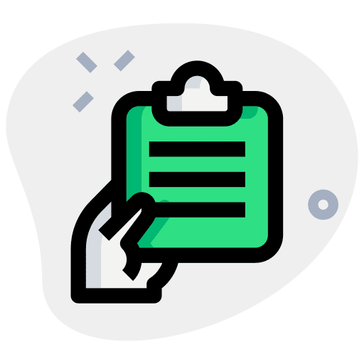 Hold file professions and jobs notes icon