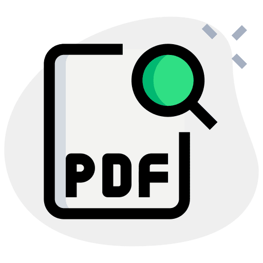Search pdf document format portable document format icon