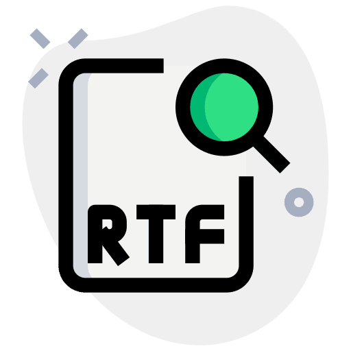 Find professions and jobs text formatting file format icon