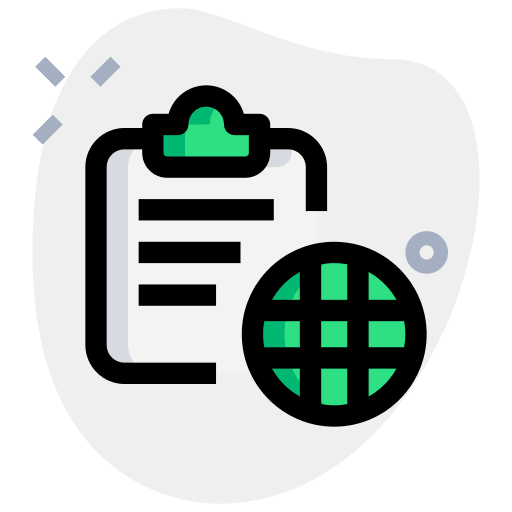 Global pencil professions and jobs files and folders icon