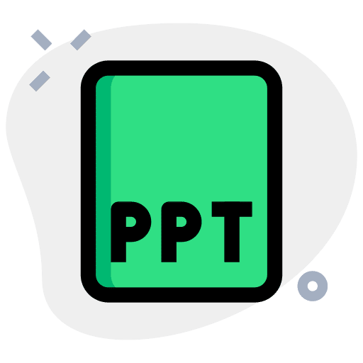 Ppt files and folders format extension icon