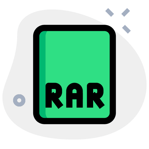 Rar files and folders rar file types icon
