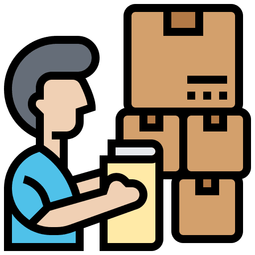 Inventory productivity product box icon