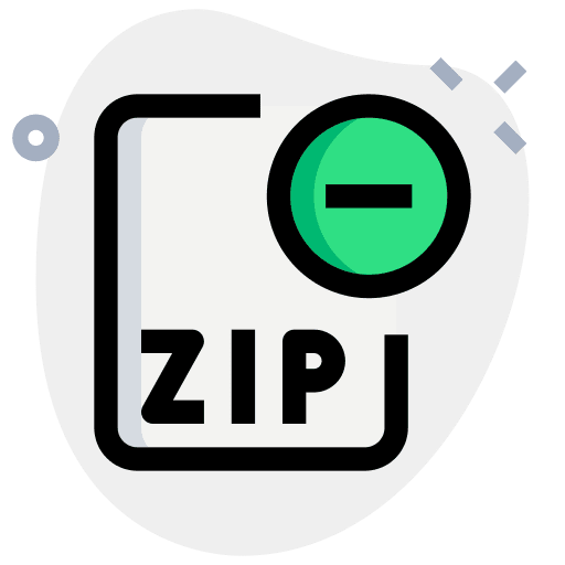 Remove zip symbol professions and jobs icon