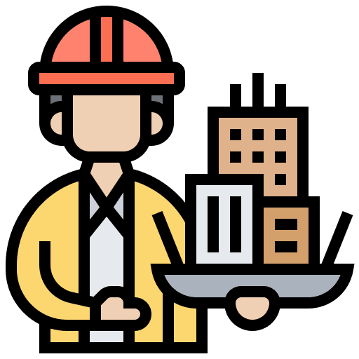 Architect architect construction professions and jobs icon