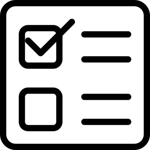 Checkbox vote checkbox voting box icon