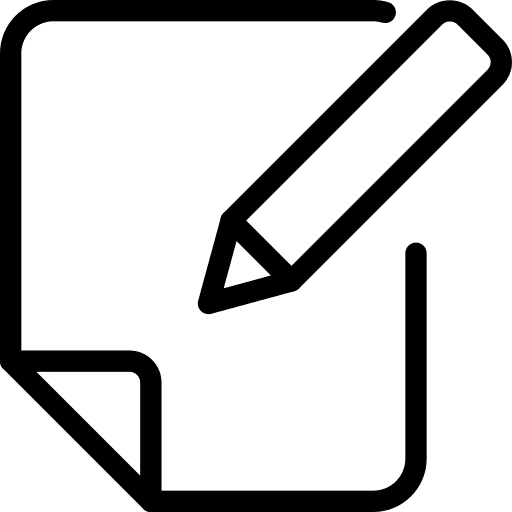 Pencil essay paper business and finance icon