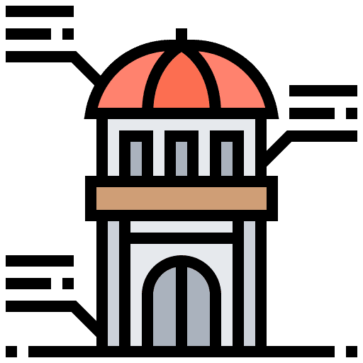 Sketch draft design architecture and city icon