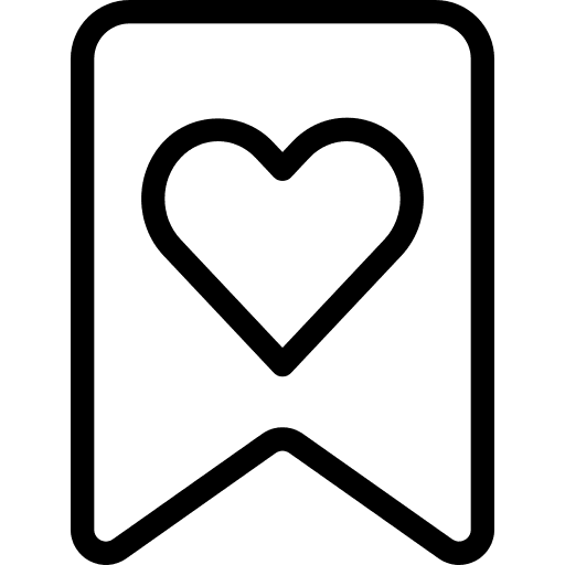 Bookmark shop hands and gestures label icon