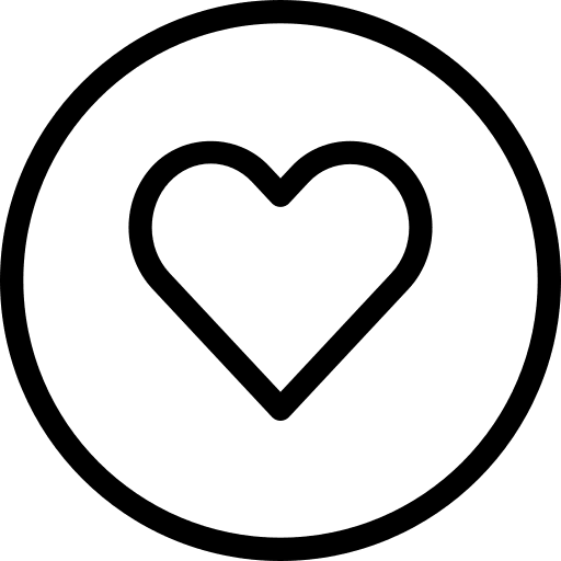 Circle shapes loving hands and gestures icon