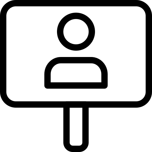 Promotion politics pamphlet candidate icon