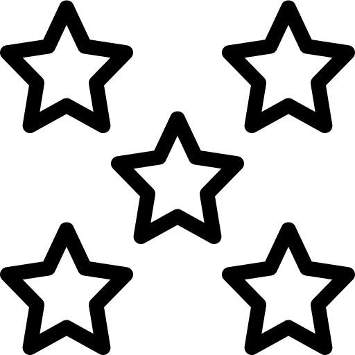 5 stars best signs five icon