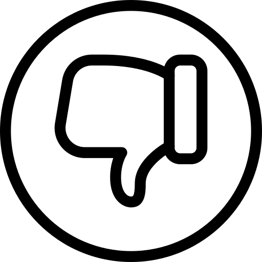 Dislike political democracy voting icon