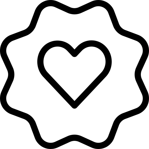 Label love like hands and gestures icon