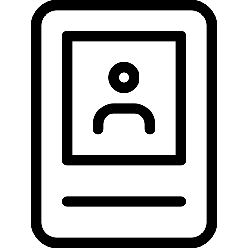 Poster job candidate businessman icon