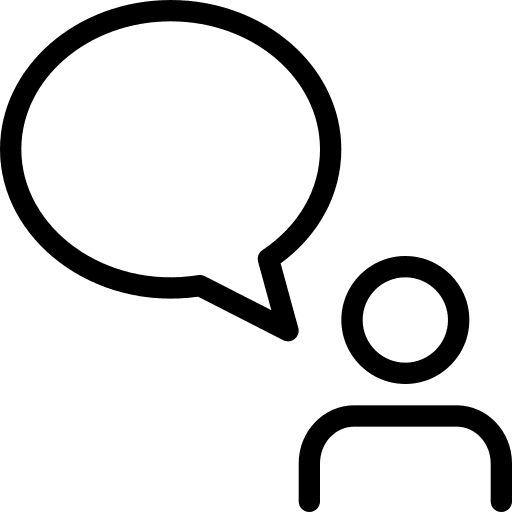 Speak discuss chat speech icon