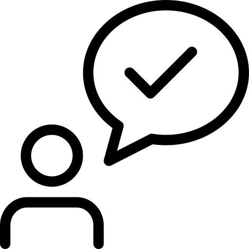 Speaking hands and gestures speak candidate icon