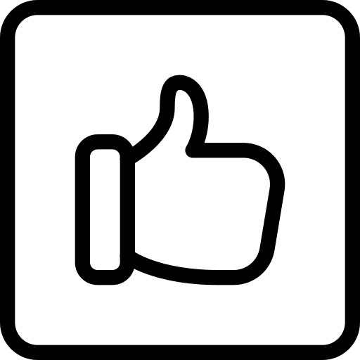 Box hands and gestures votes hand icon