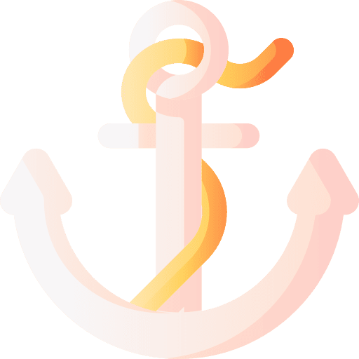 Anchor sail transportation anchor icon