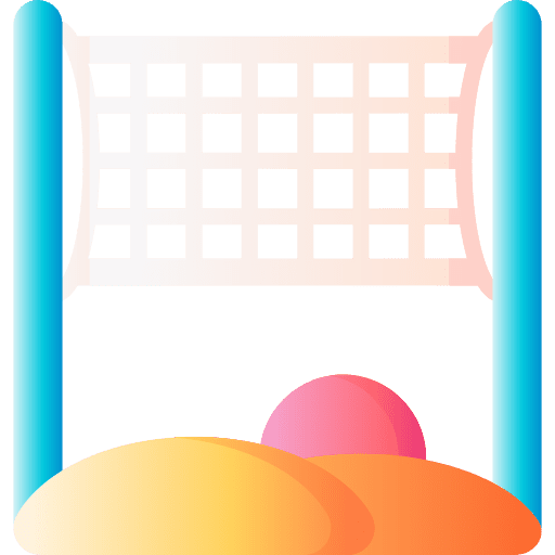 Net beach volleyball volleyball net sports icon
