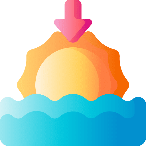 Sunset sun summer sunset icon