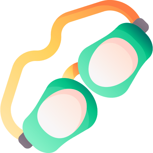 Swimming glasses fashion protection sport icon