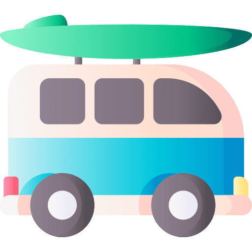 Van travel vehicle van icon