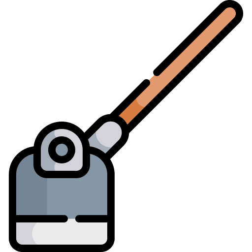 Hoe farm spade dig icon