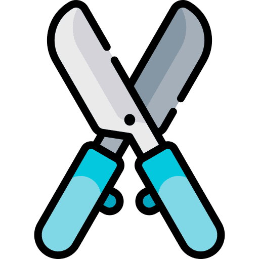Pruning shears equipment gardening pruning shears icon