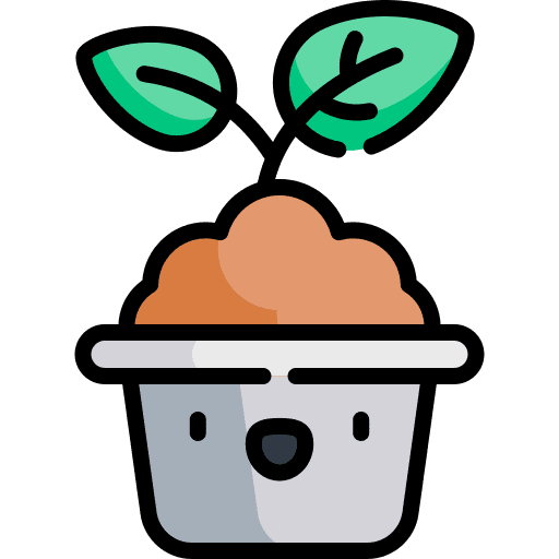 Sprout spring farming and gardening growing plant icon