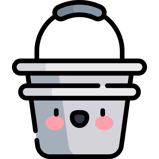 Bucket farming bucket agriculture icon