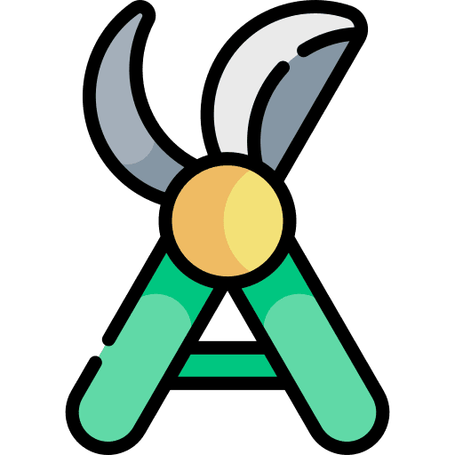 Pruners gardener secateurs garden icon
