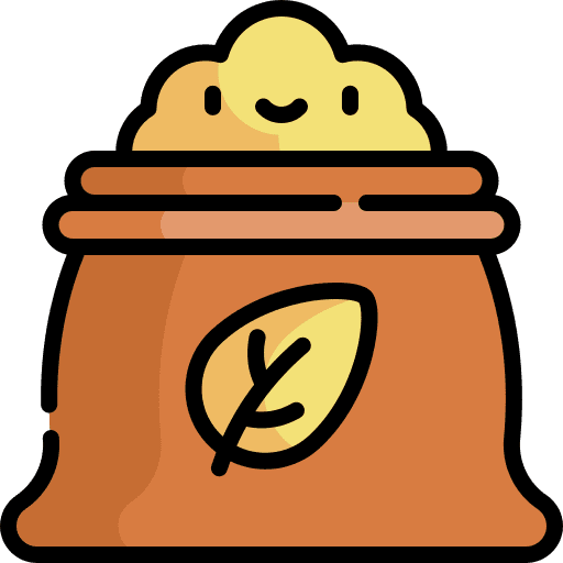 Fertilizer plant sprout sack icon
