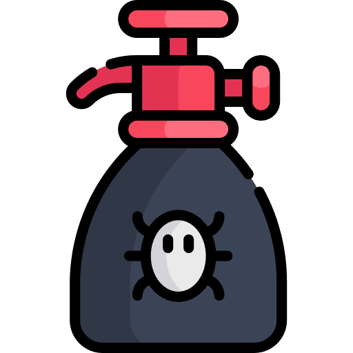 Pesticide bug gardening insecticide icon