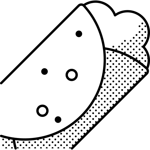 Burrito tortilla burrito food and restaurant icon