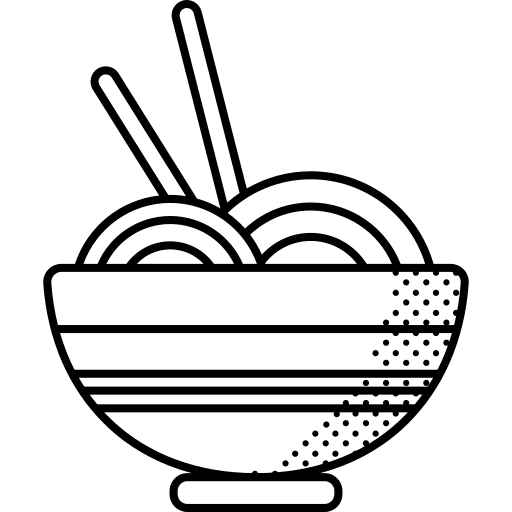 Noodles noodles fast food chinese food icon