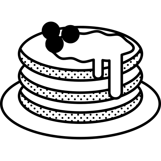 Pancakes baker sweet food icon