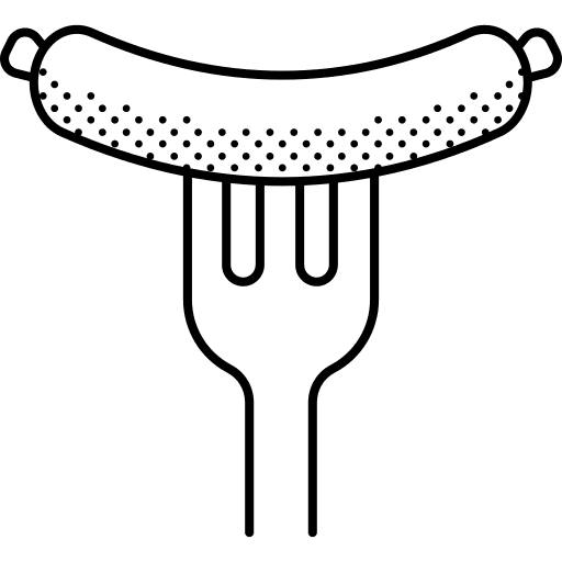 Sausage sausage fast food food icon