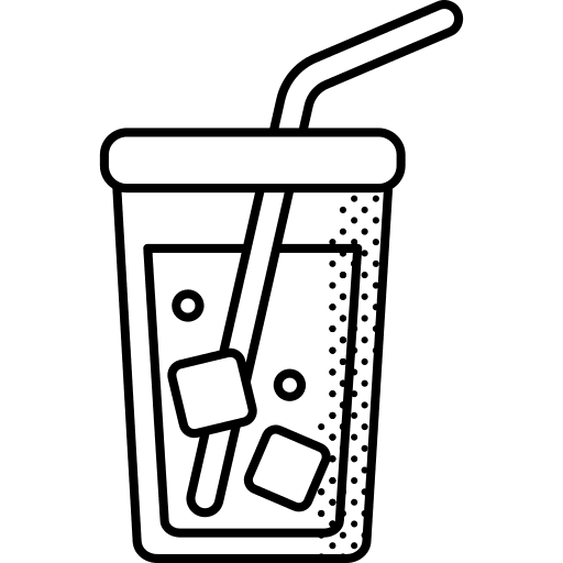 Soft drink soda food and restaurant cold drink icon