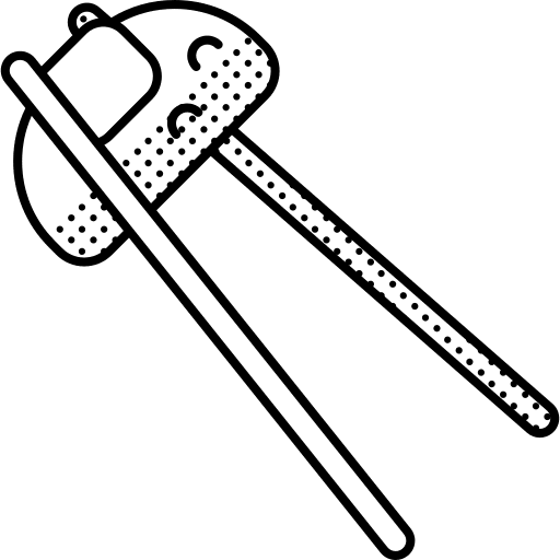 Sushi maki chopsticks sushi icon