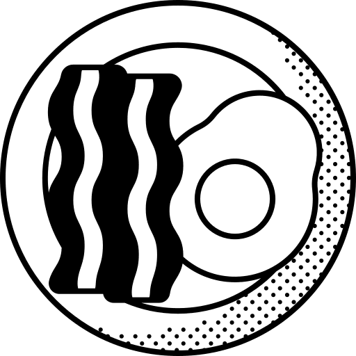 Breakfast meal food lunch icon