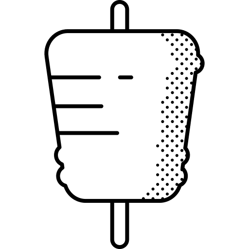 Kebab kebab doner kebab roll icon