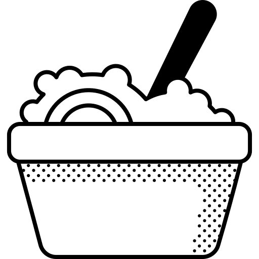 Salad vegetarian food and restaurant vegetables icon